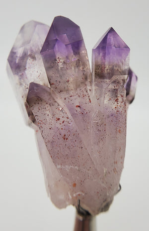 Brandberg Amethyst Cluster w/ Smoky Quartz and Hematite