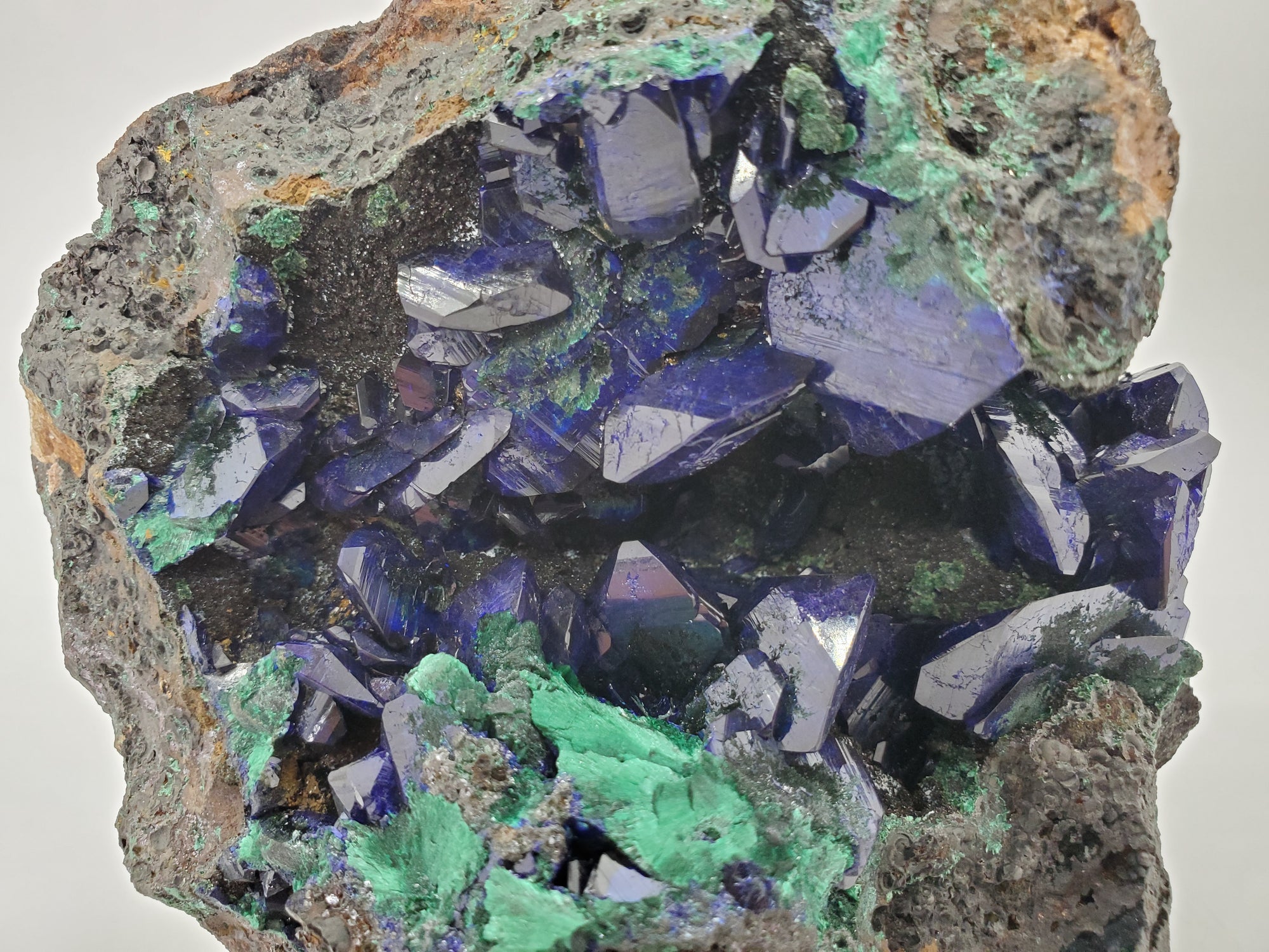 Azurite and Malachite (Laos)