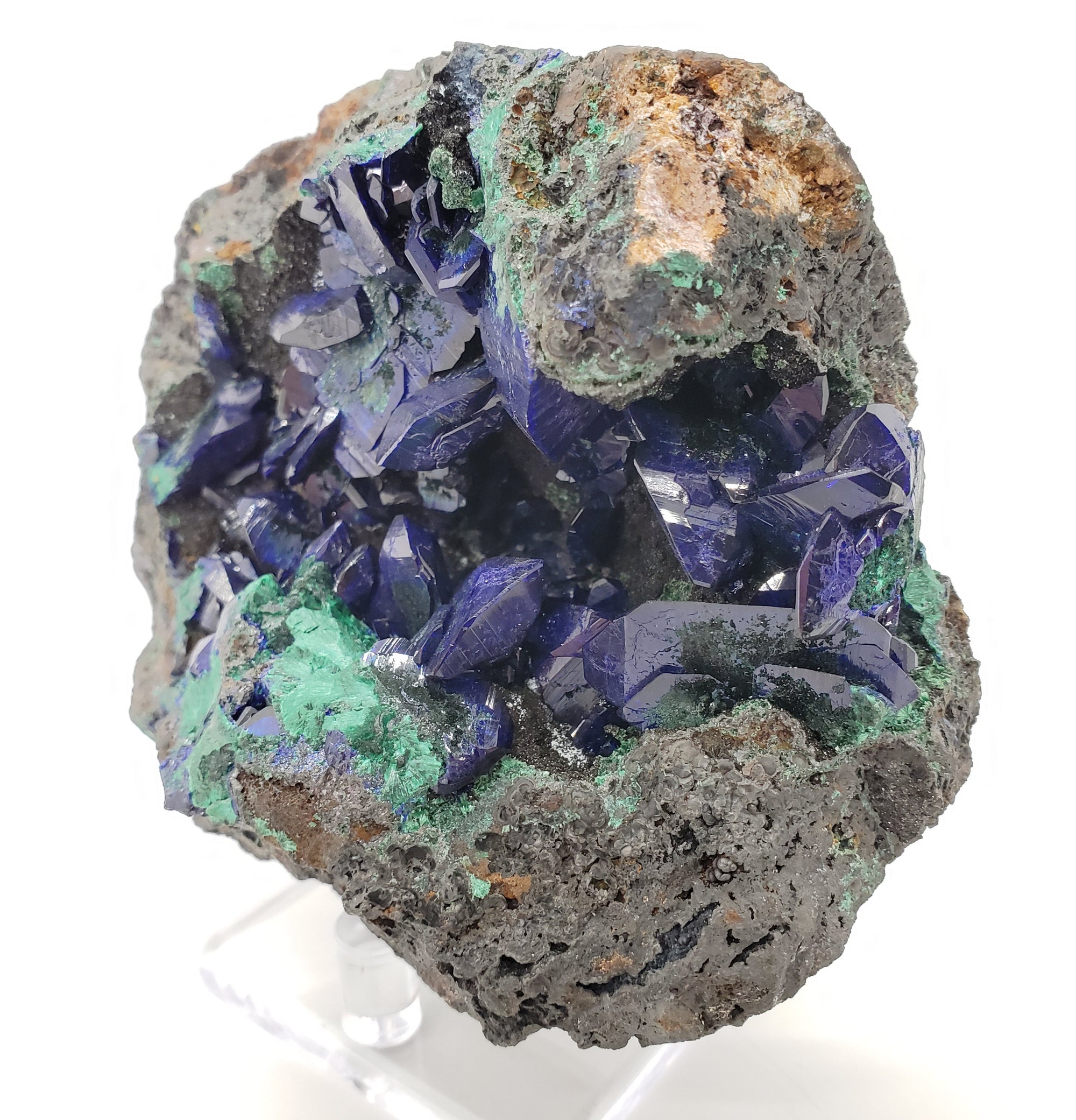 Azurite and Malachite (Laos)