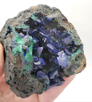 Azurite and Malachite (Laos)