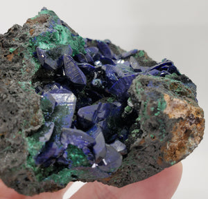 Azurite and Malachite (Laos)