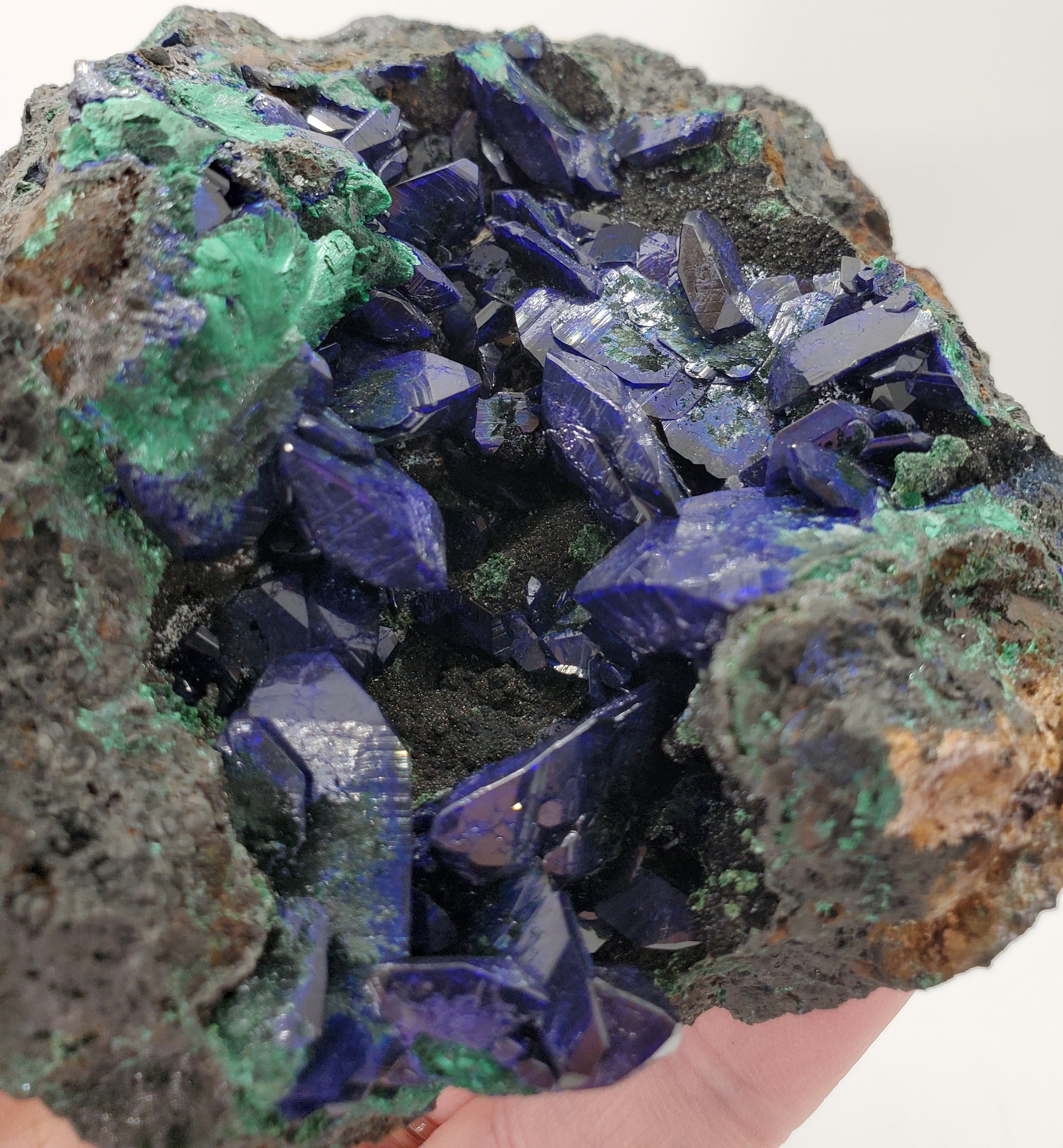 Azurite and Malachite (Laos)