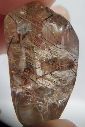 Rutilated Quartz w/ Manifestation Crystal ,  Brasil