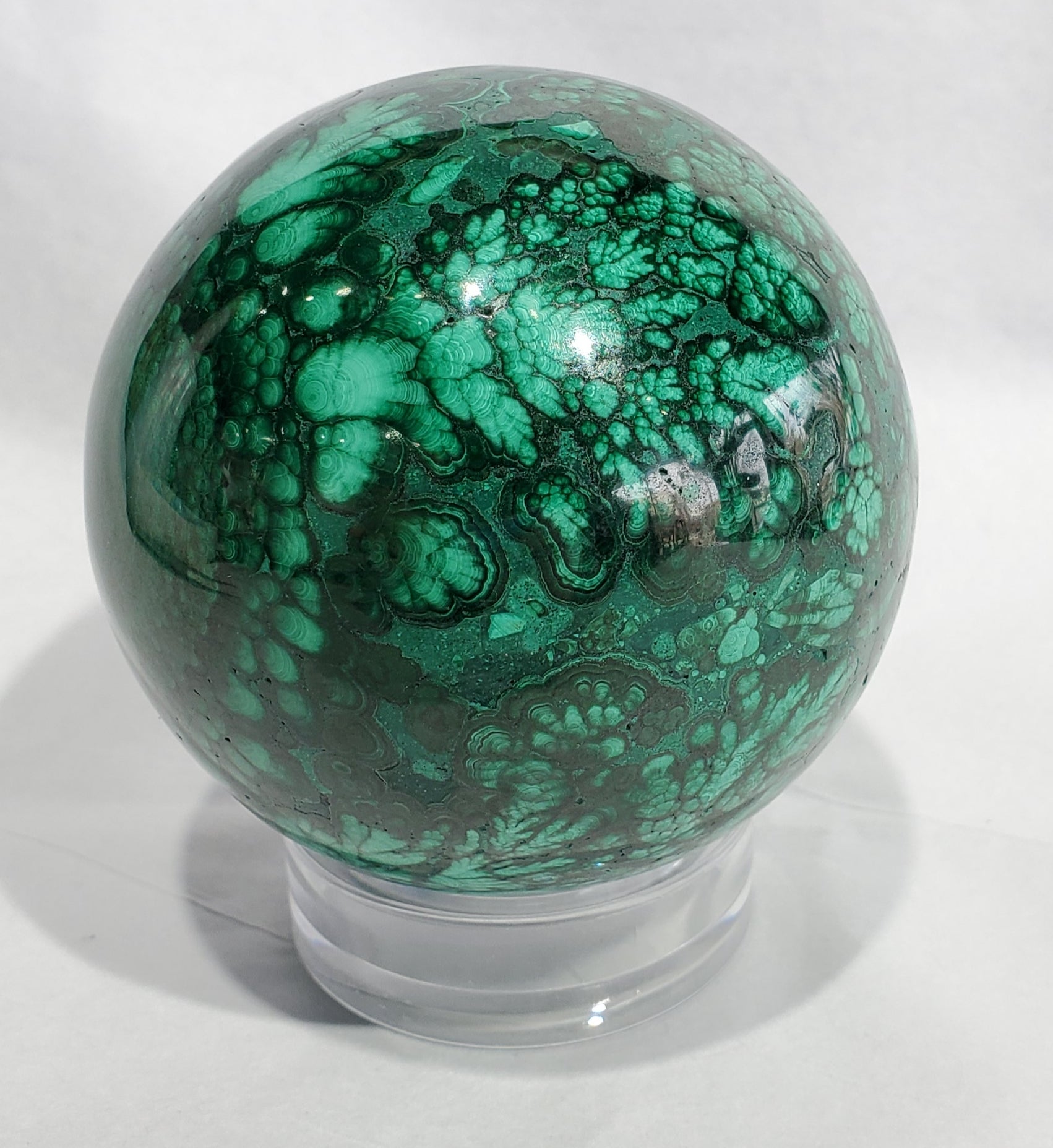Malachite Sphere,  Congo