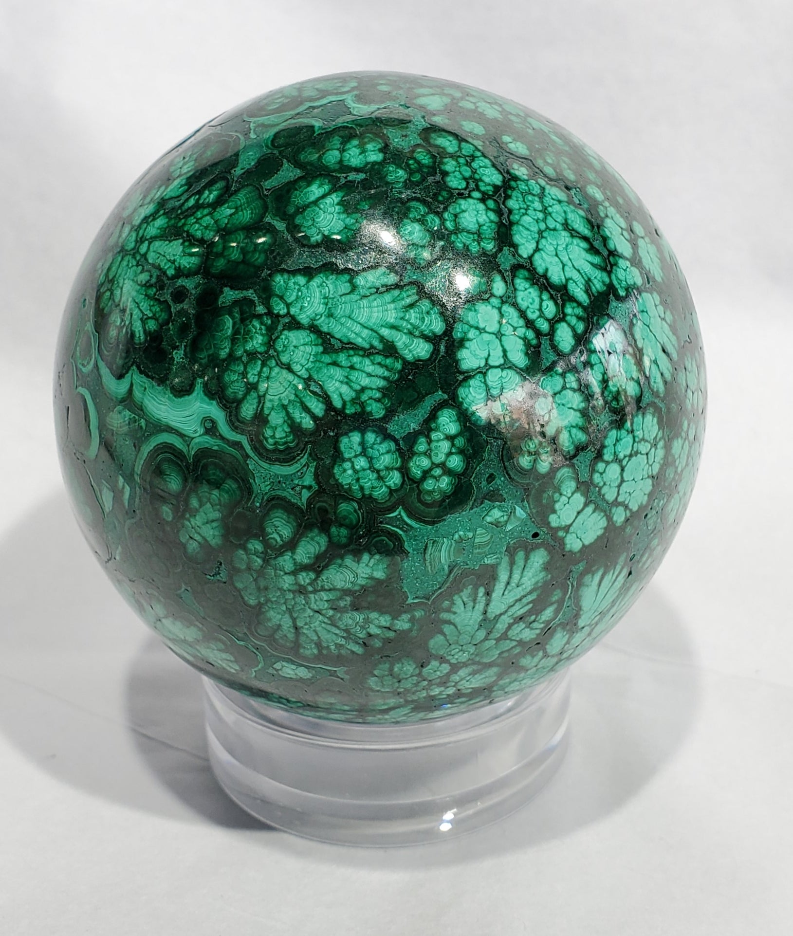 Malachite Sphere,  Congo