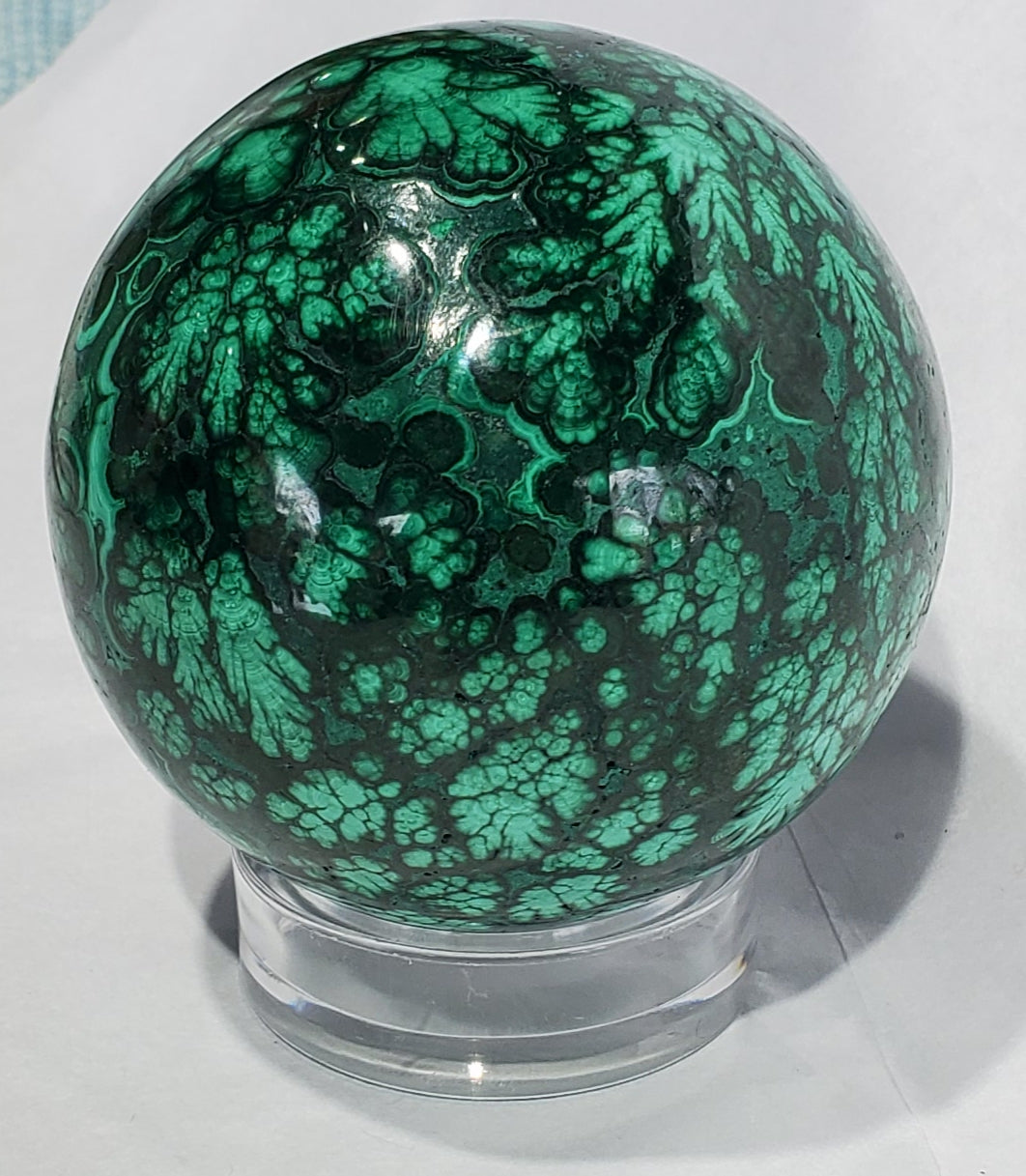 Malachite Sphere,  Congo