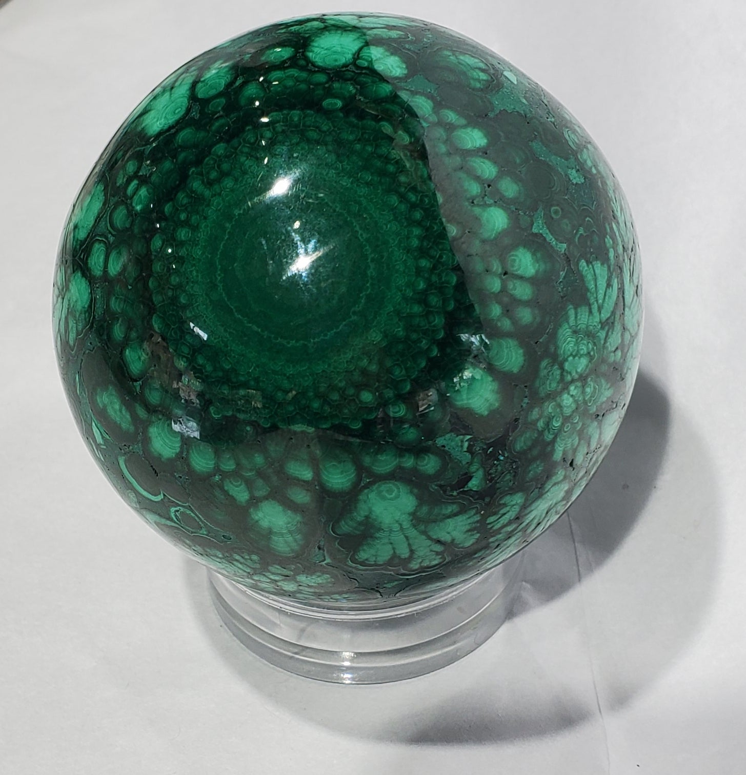 Malachite Sphere,  Congo