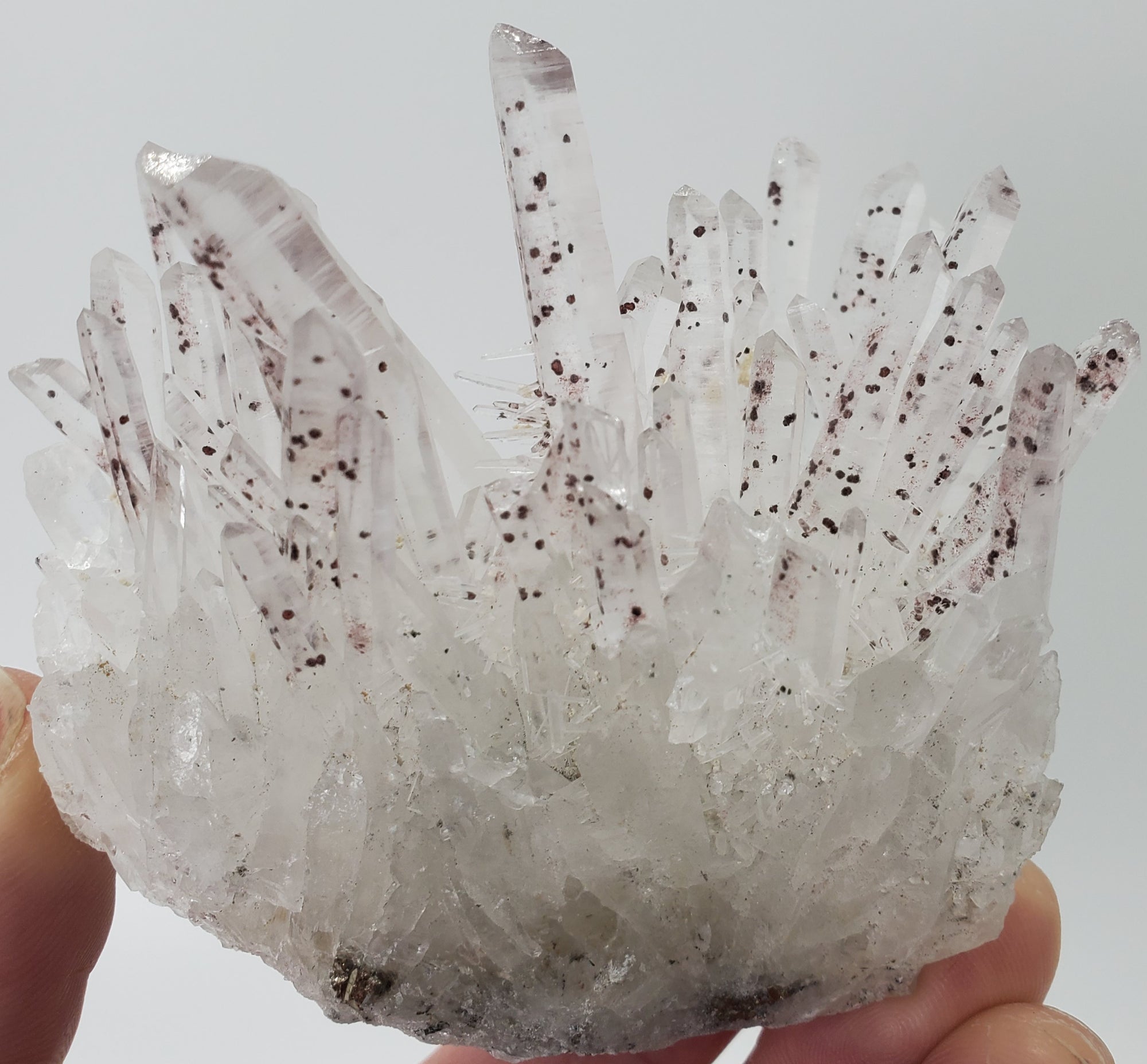 Quartz with Hematite, Peru