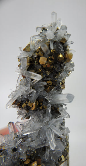Pyrite on Quartz