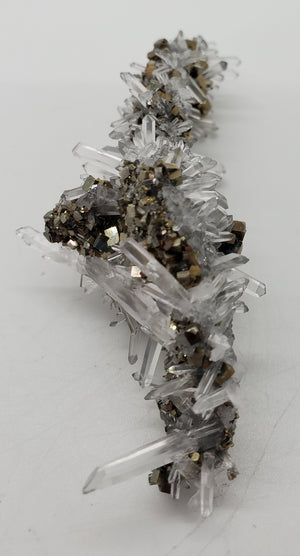 Pyrite on Quartz