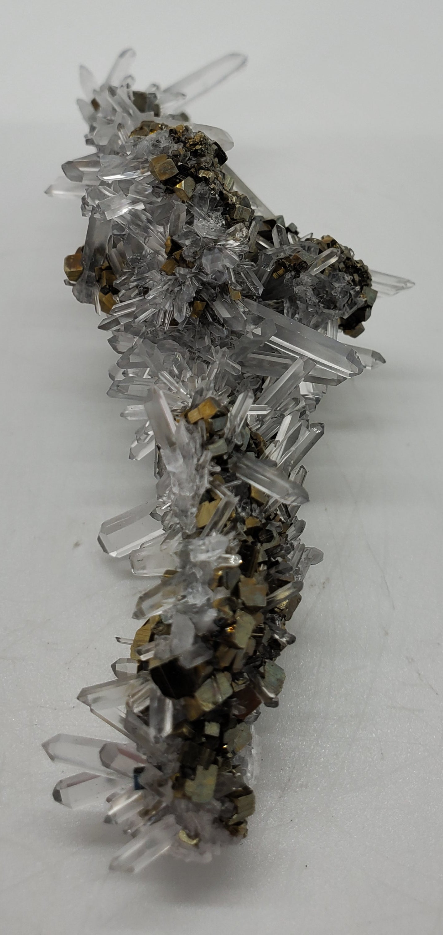 Pyrite on Quartz