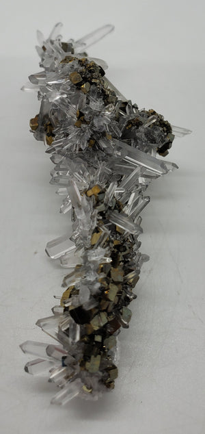 Pyrite on Quartz