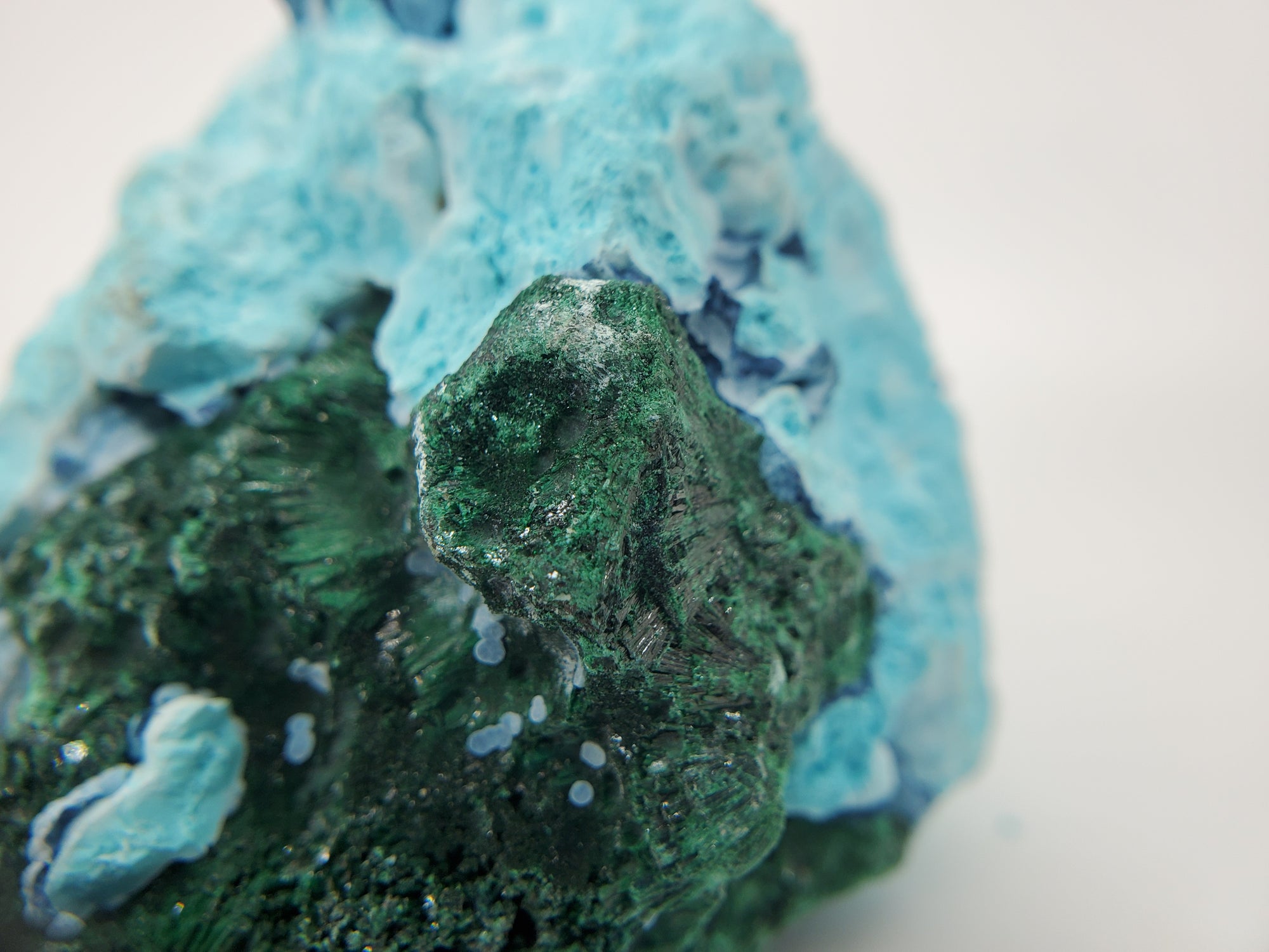 Chrysocolla w/ Malachite and Shattuckite