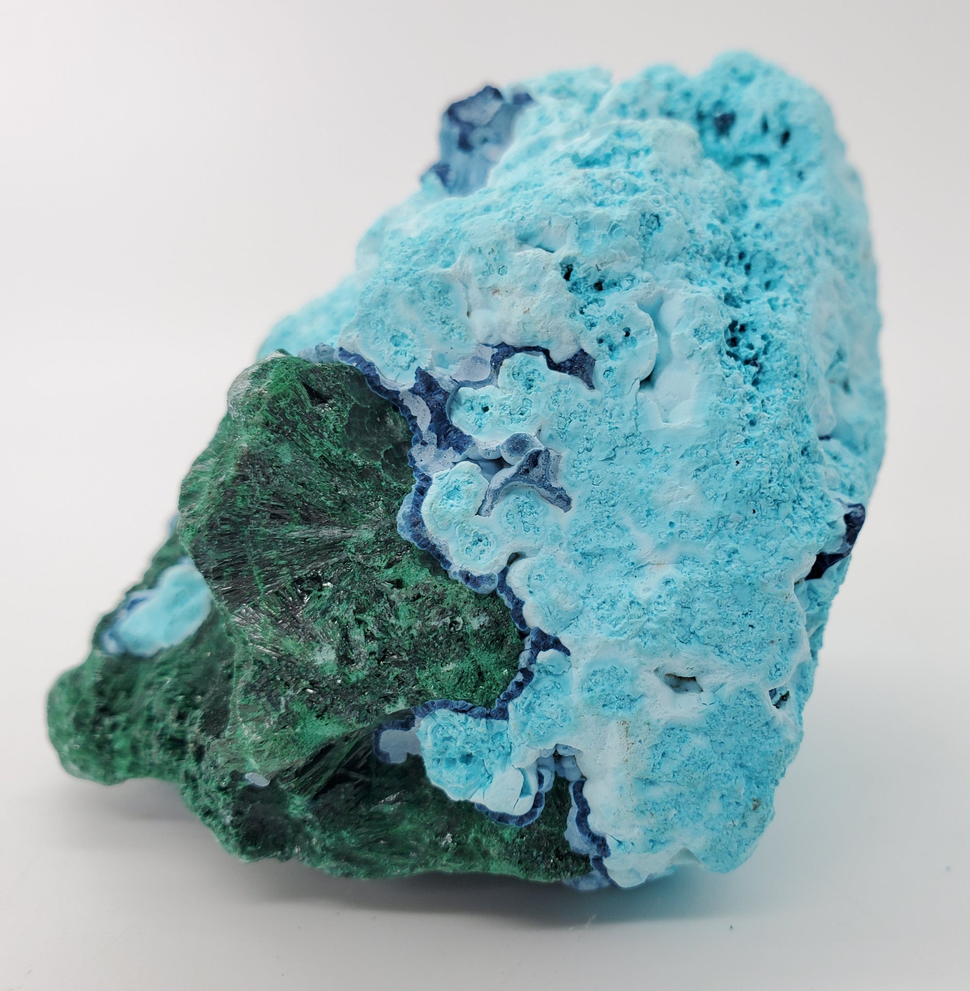 Chrysocolla w/ Malachite and Shattuckite