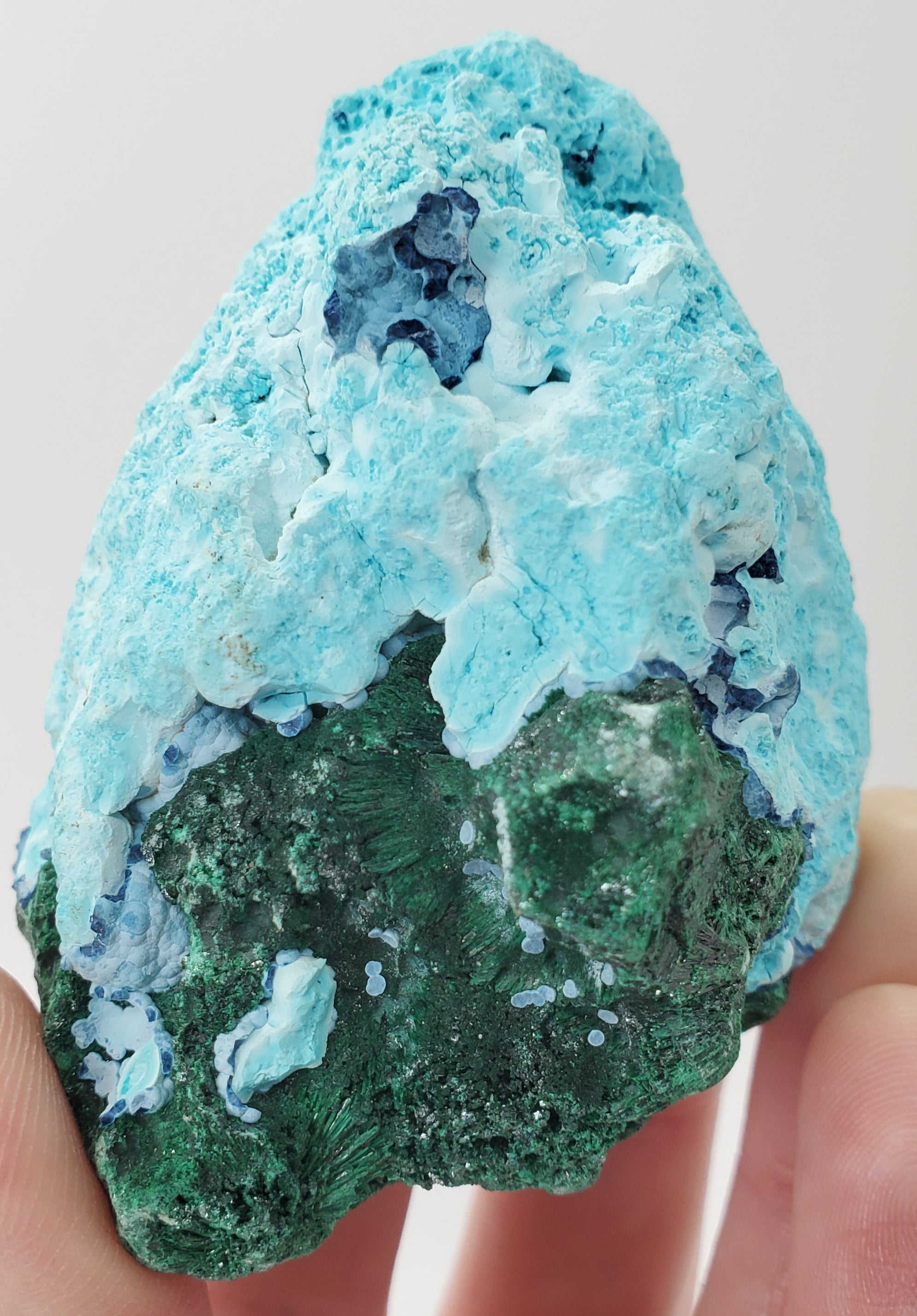 Chrysocolla w/ Malachite and Shattuckite