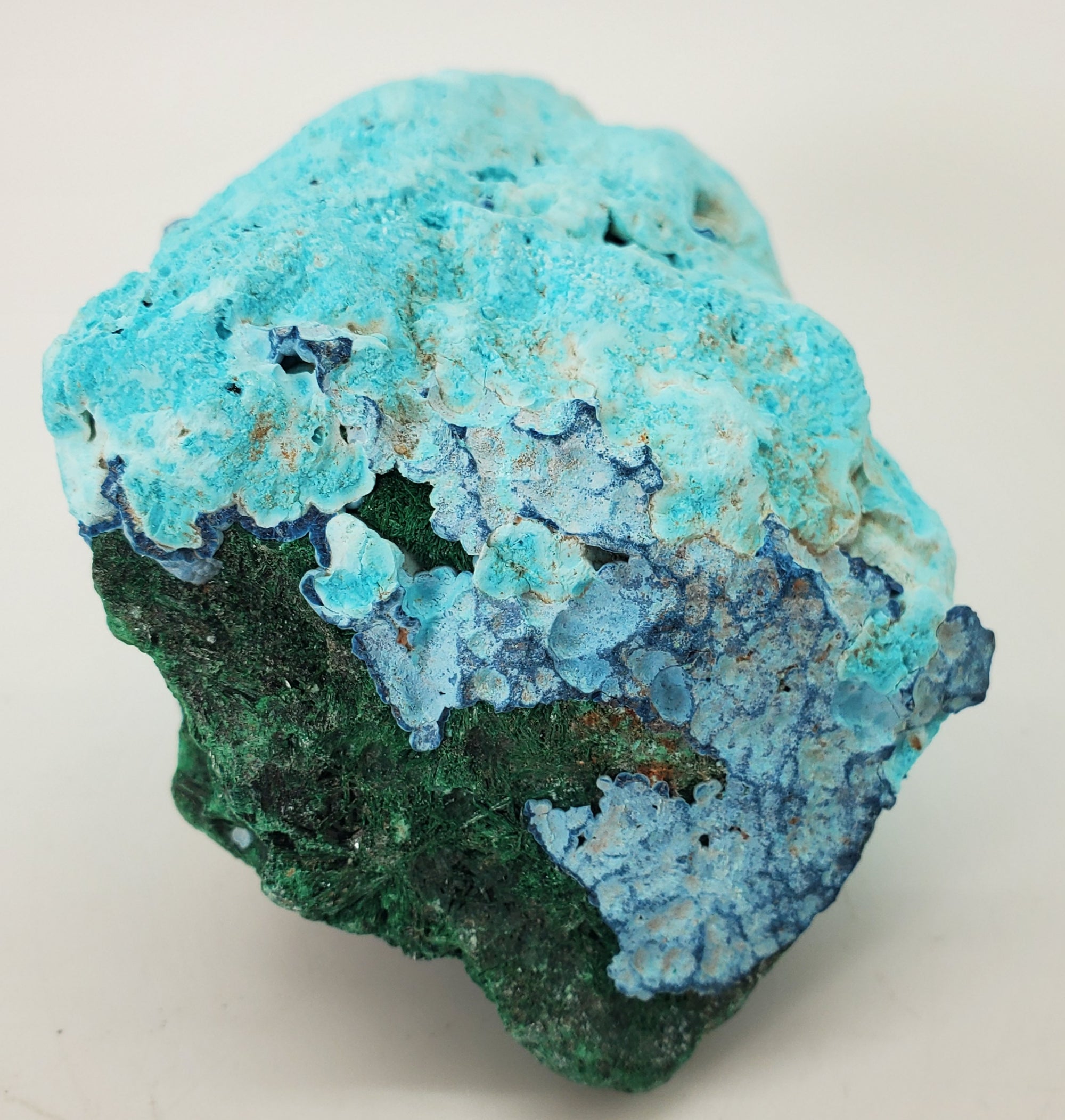 Chrysocolla w/ Malachite and Shattuckite