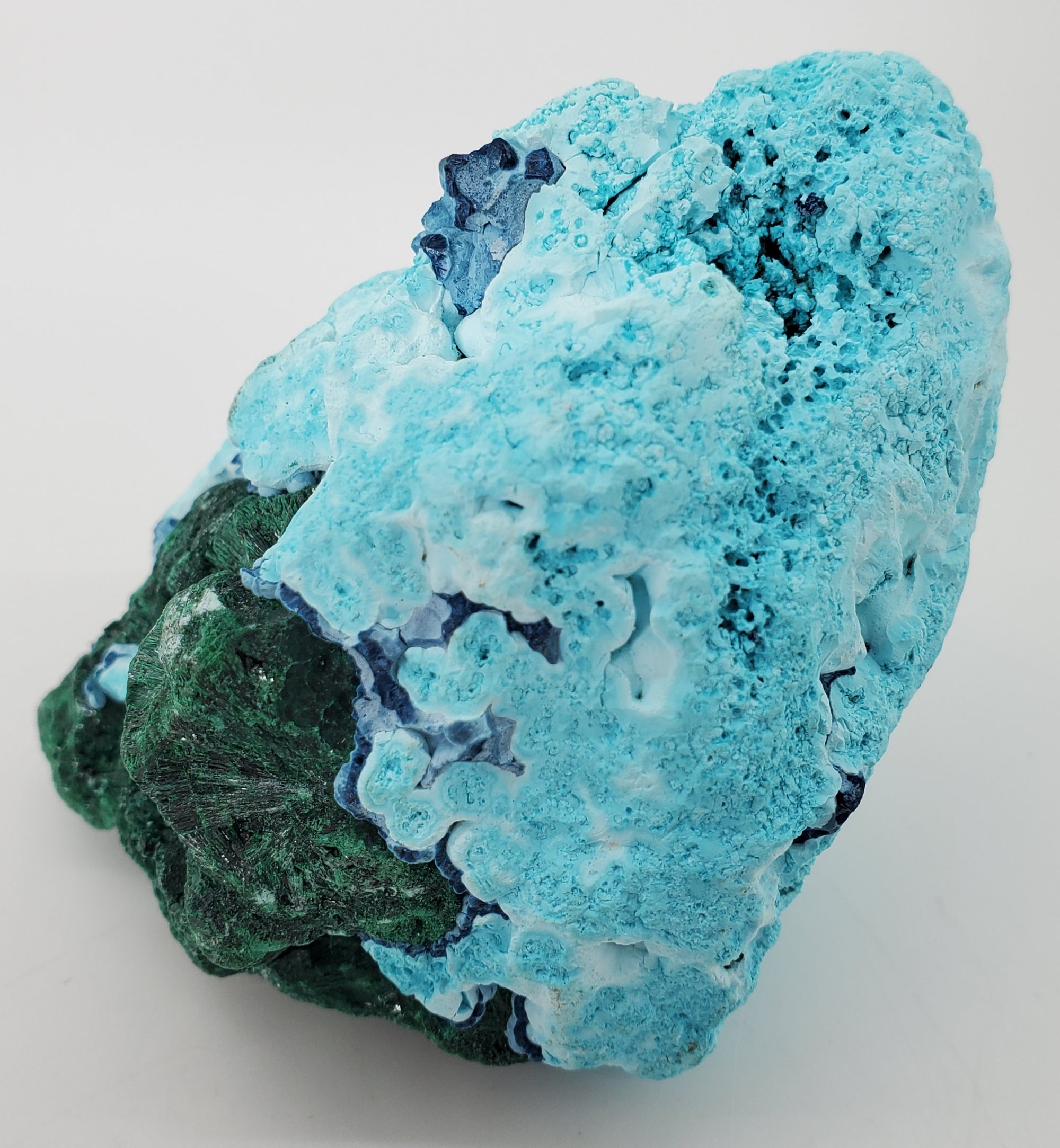 Chrysocolla w/ Malachite and Shattuckite
