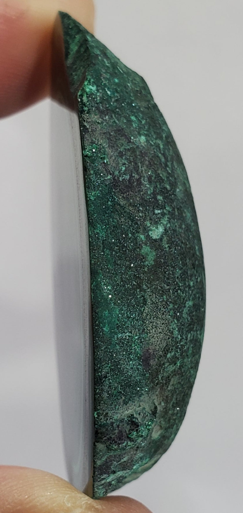 Malachite Nodule Slice