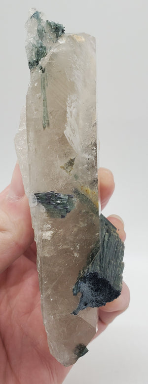 Indicolite Tourmaline with Quartz