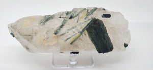 Indicolite Tourmaline with Quartz