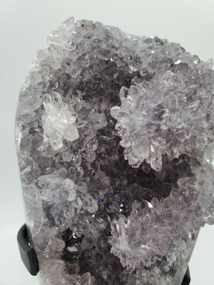 Amethyst Stalactite Formation on Custom Metal Stand (Uruguay)