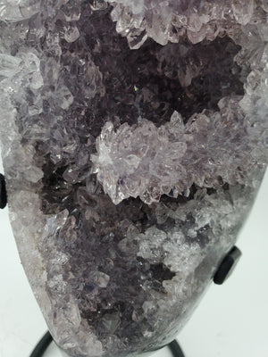 Amethyst Stalactite Formation on Custom Metal Stand (Uruguay)