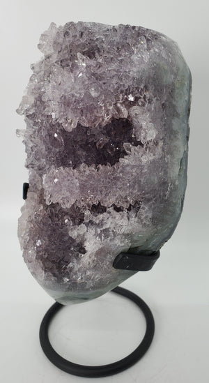 Amethyst Stalactite Formation on Custom Metal Stand (Uruguay)