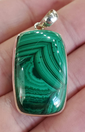 Malachite pendant