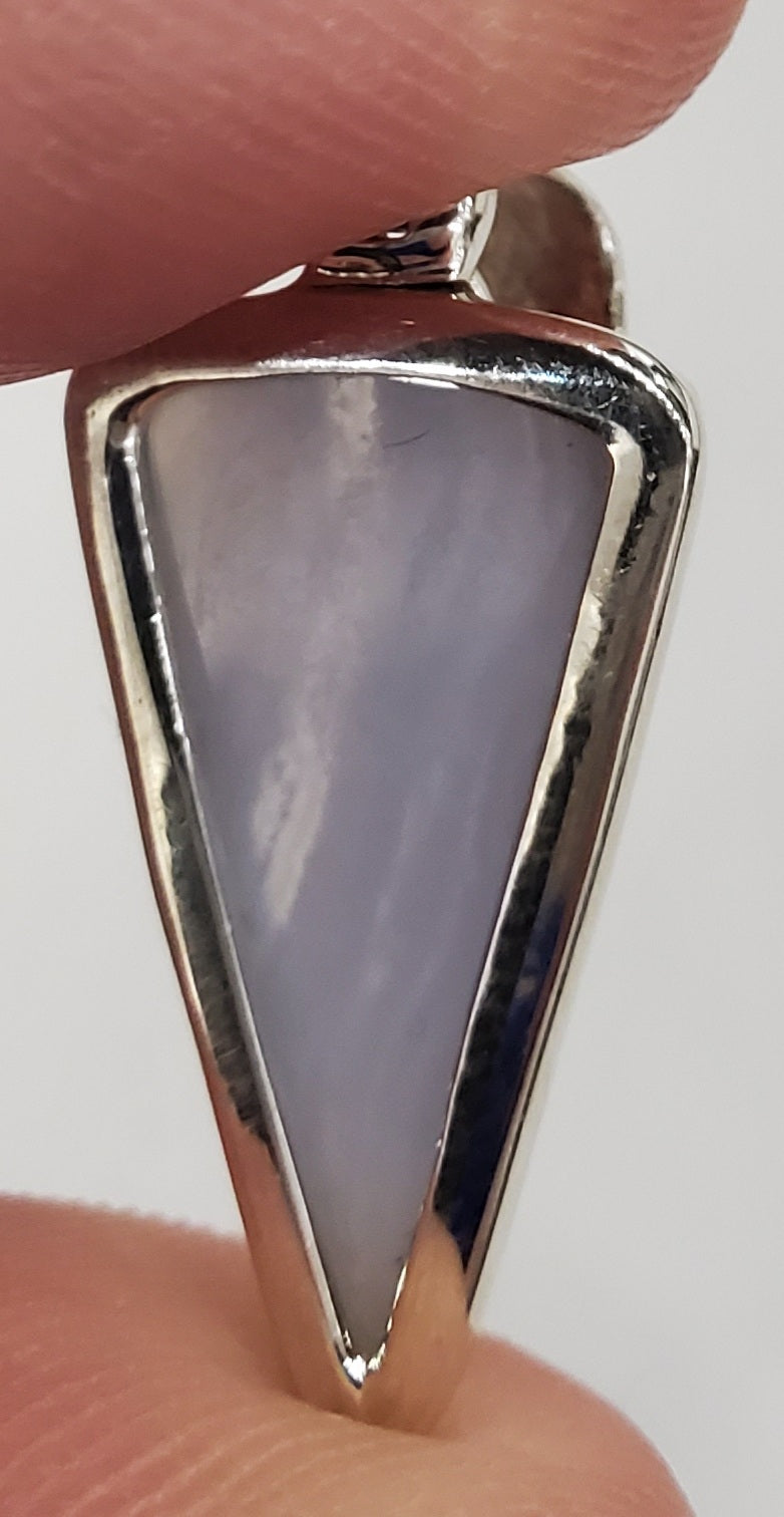 Blue Lace Agate Pendant