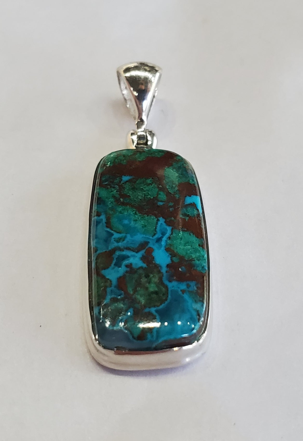 Chrysocolla Malachite Pendant