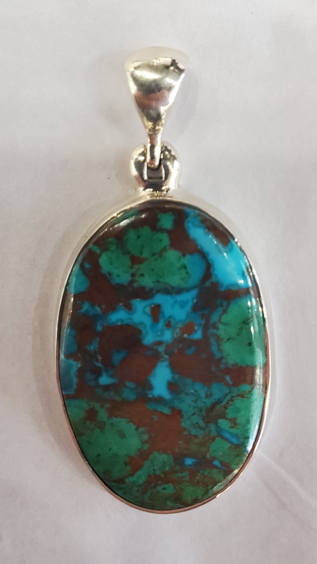 Chrysocolla Malachite Pendant