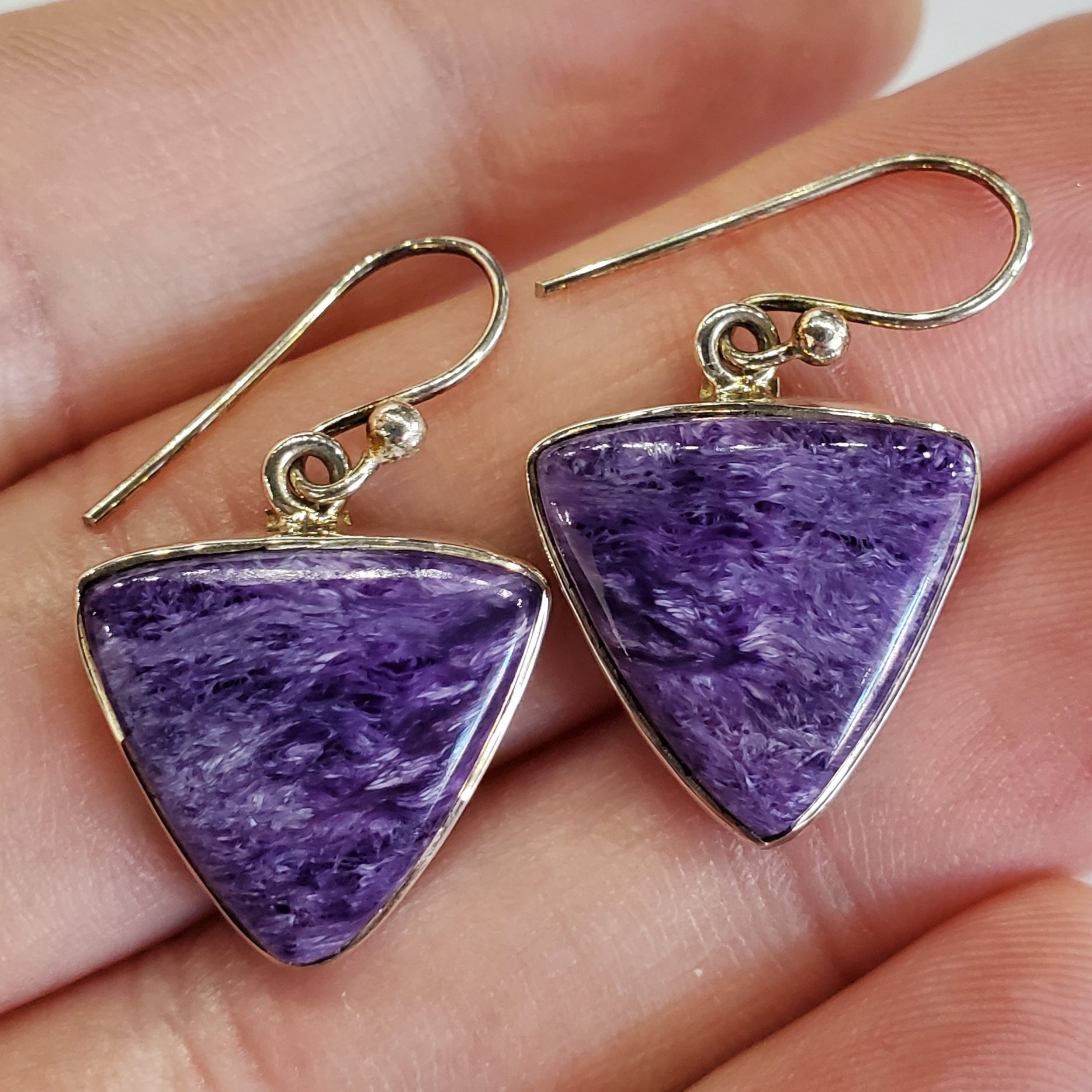 Charoite Earrings