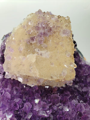 Amethyst w/ Calcite