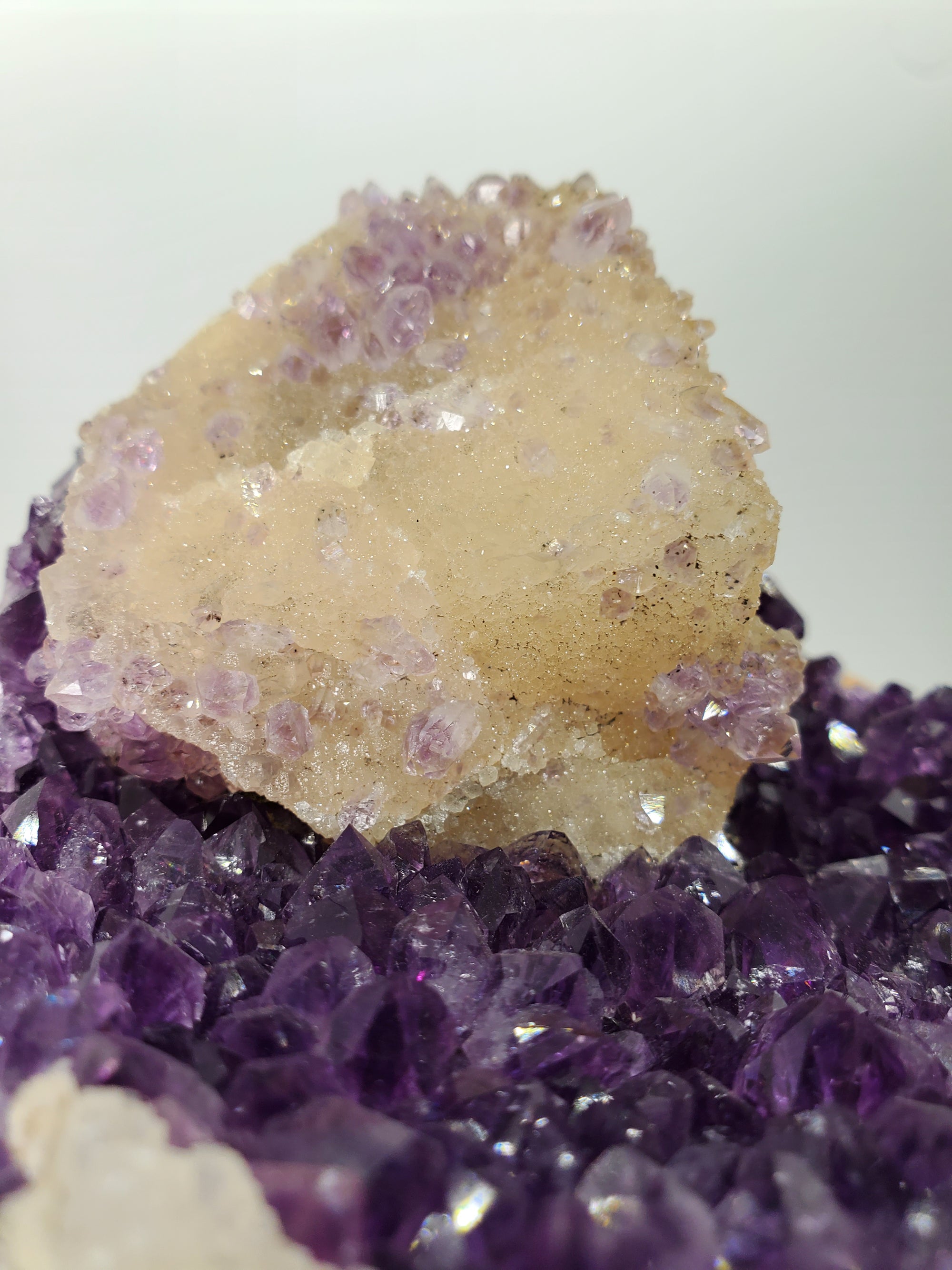 Amethyst w/ Calcite