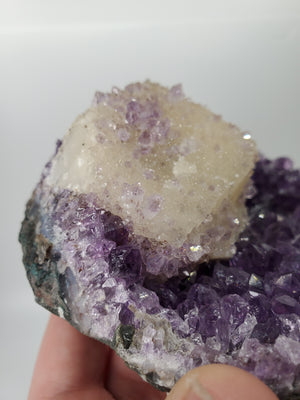 Amethyst w/ Calcite