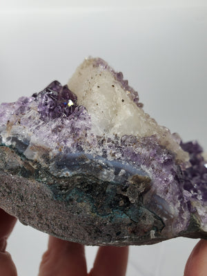 Amethyst w/ Calcite