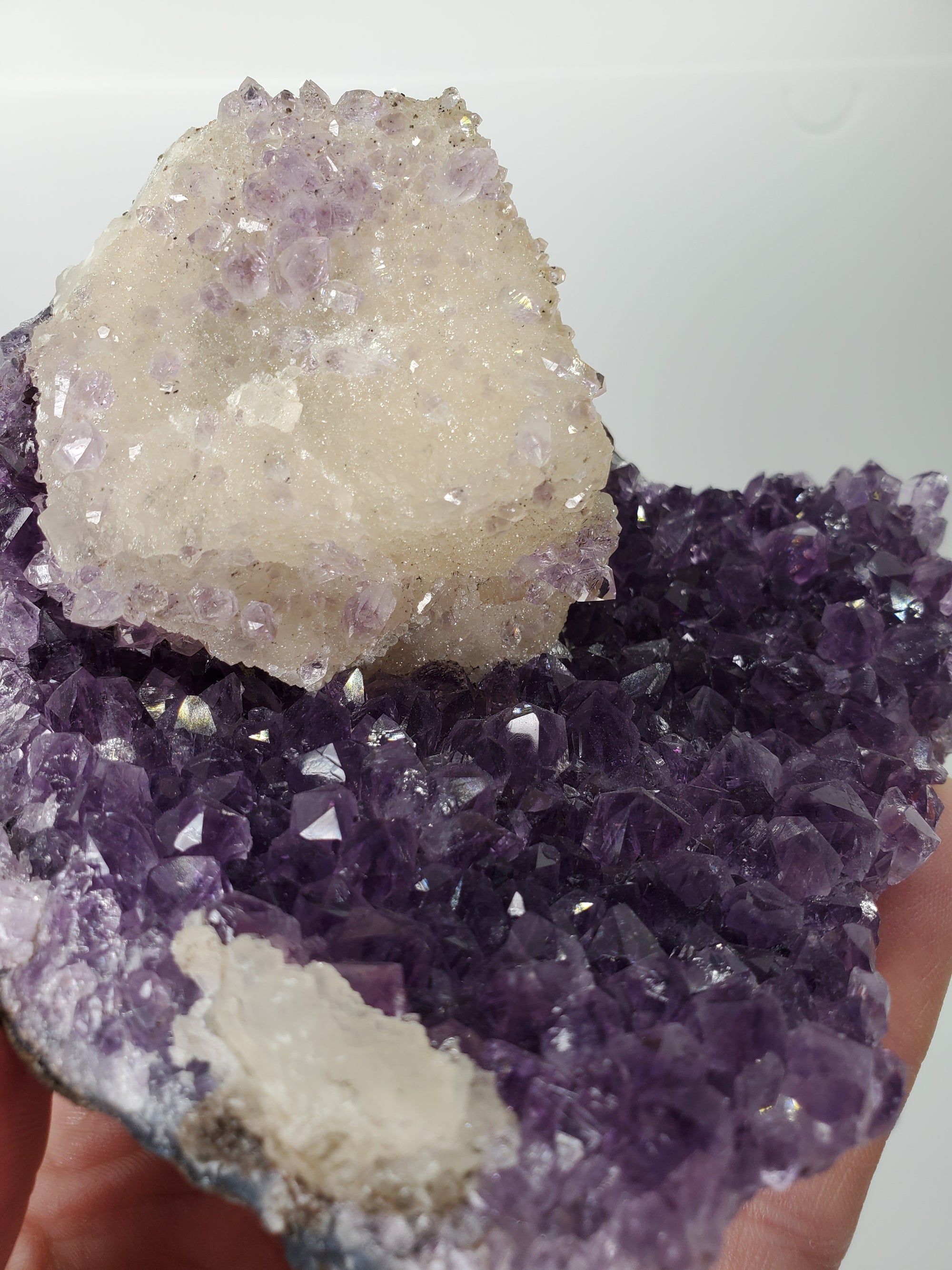 Amethyst w/ Calcite