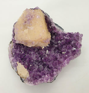 Amethyst w/ Calcite