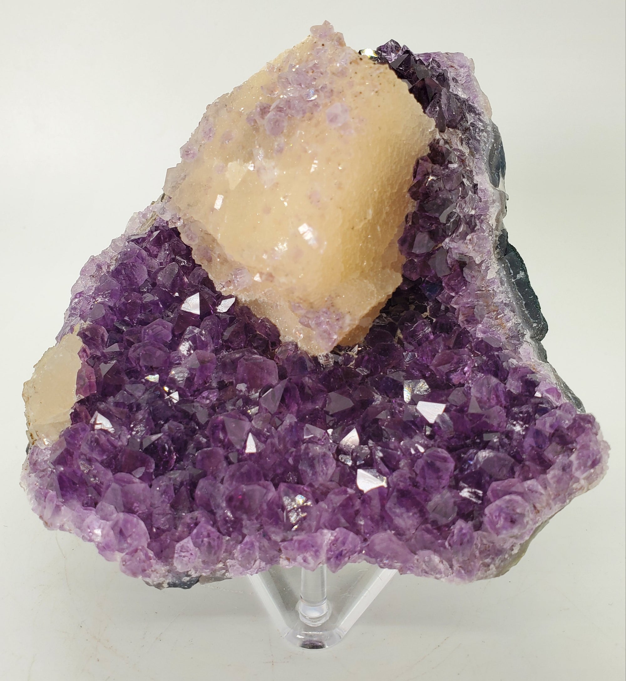 Amethyst w/ Calcite