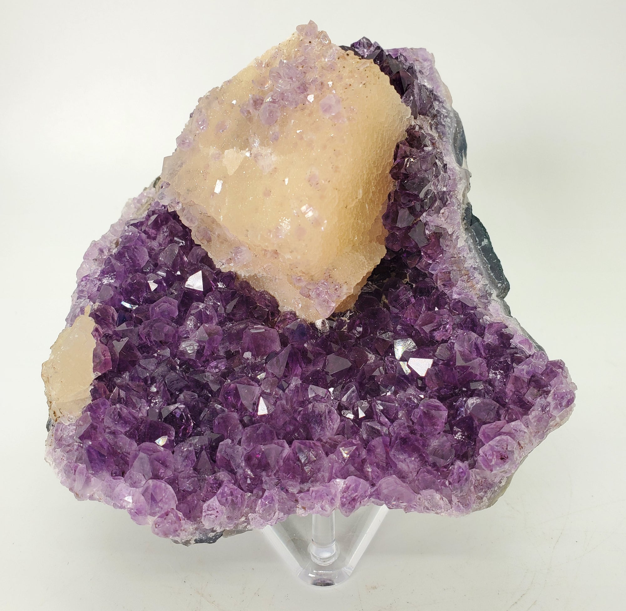 Amethyst w/ Calcite