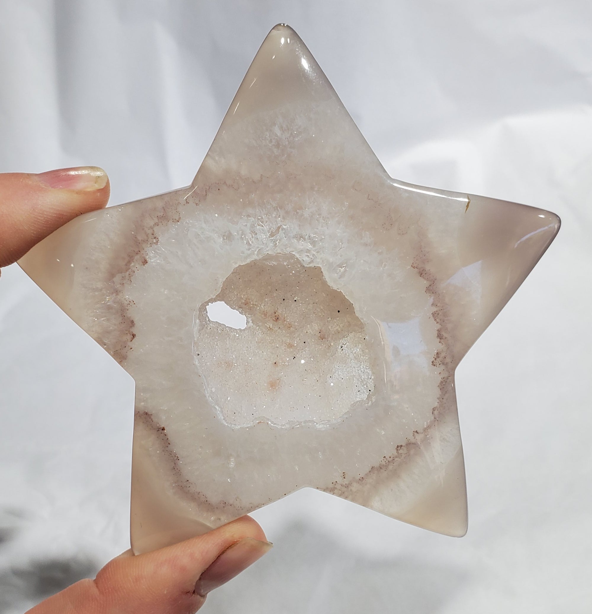Agate Star Carving