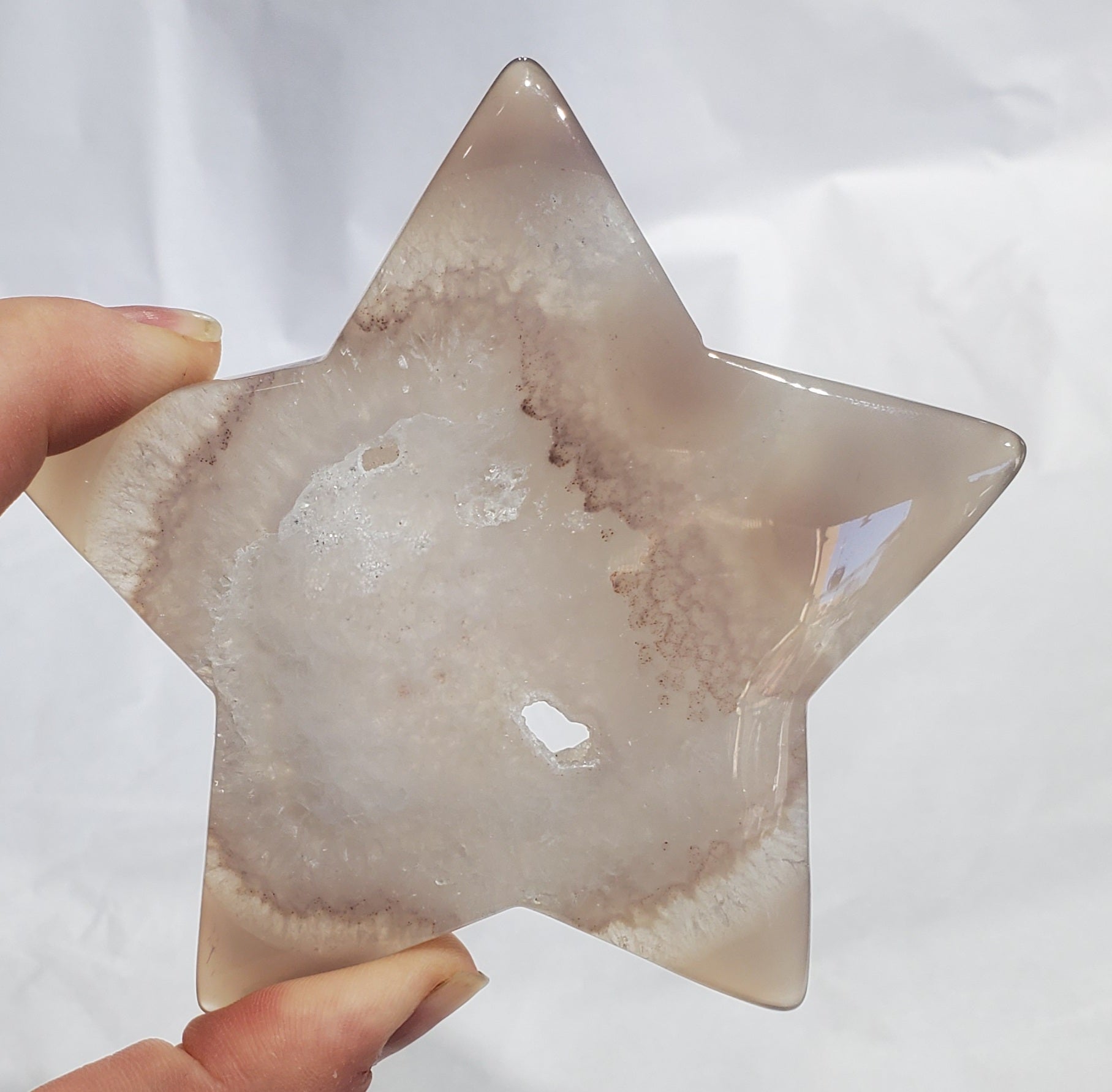 Agate Star Carving