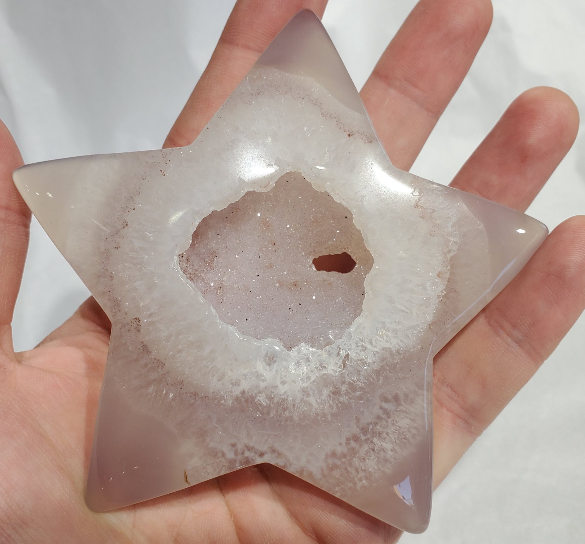 Agate Star Carving
