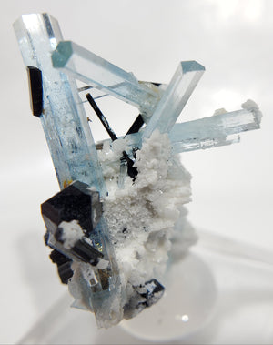 Aquamarine w/ Schorl Tourmaline, Namibia