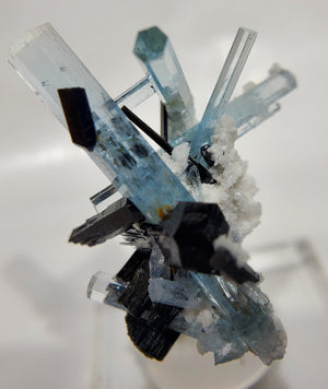 Aquamarine w/ Schorl Tourmaline, Namibia