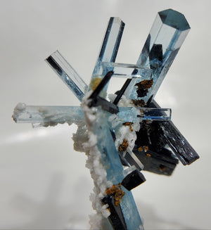 Aquamarine w/ Schorl Tourmaline, Namibia