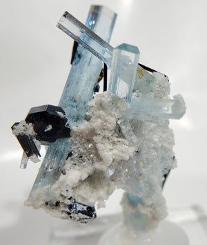 Aquamarine w/ Schorl Tourmaline, Namibia