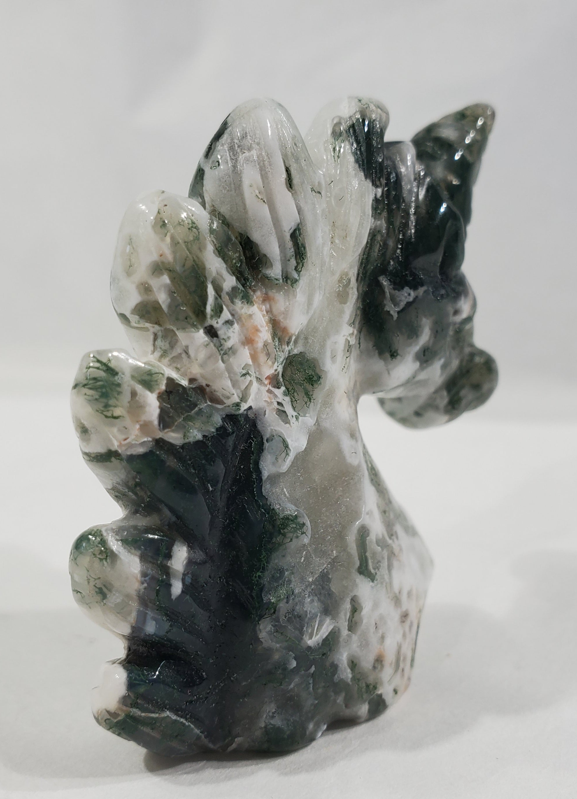 Moss Agate Unicorn
