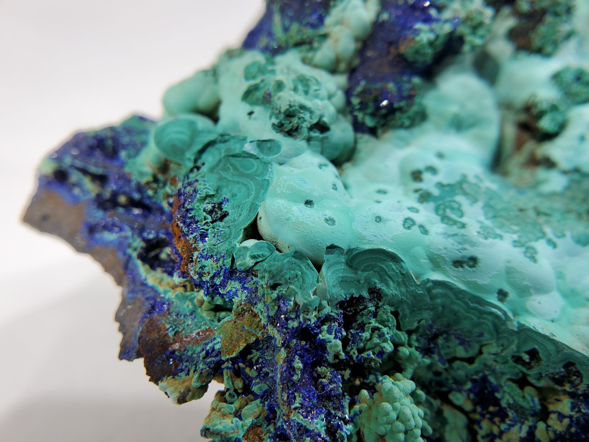 Azurite w/ Malachite