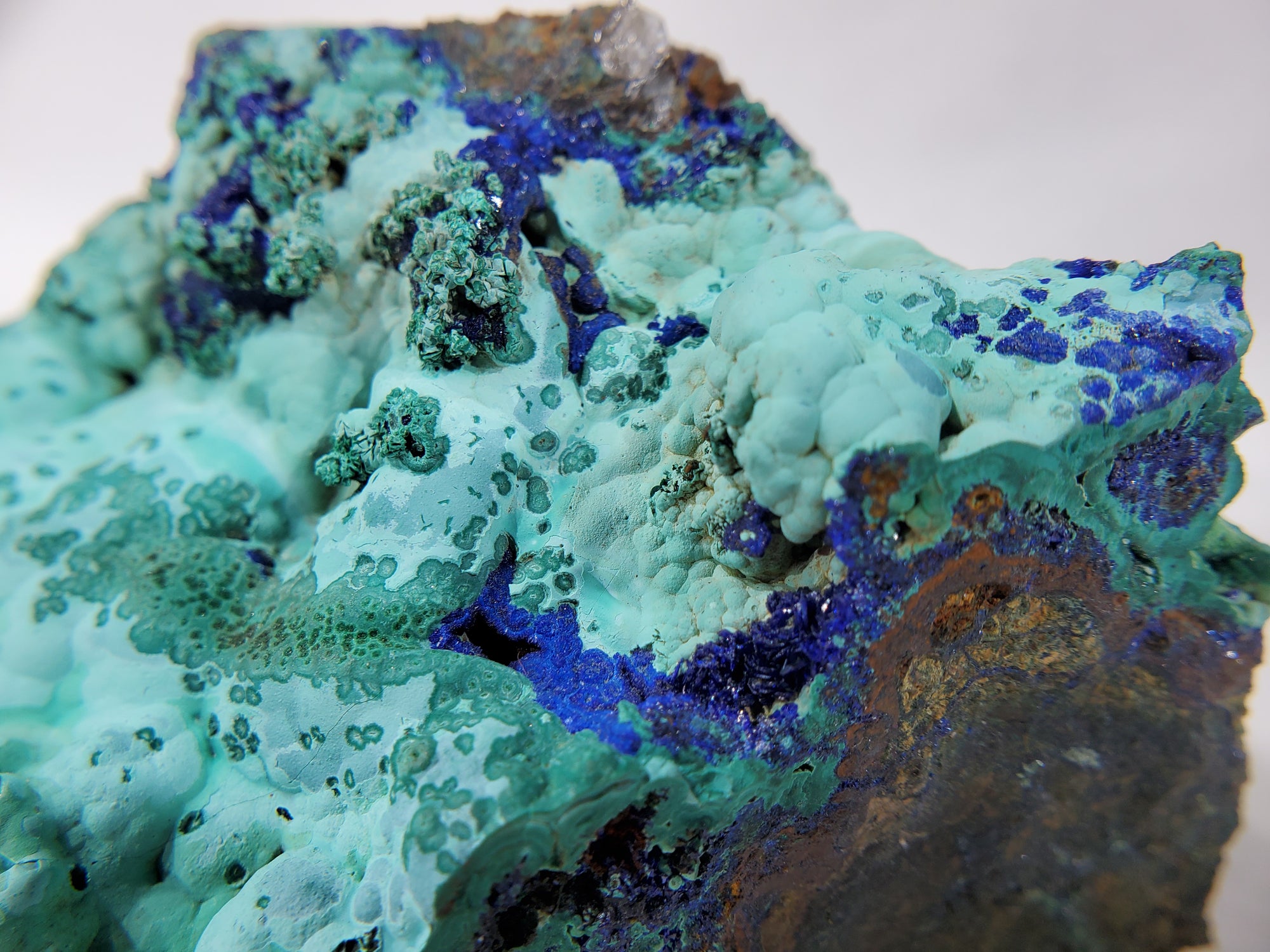 Azurite w/ Malachite